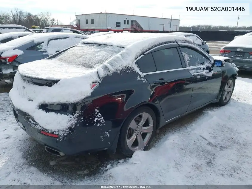 19UUA9F52CA001446 2012 Acura Tl 3.7