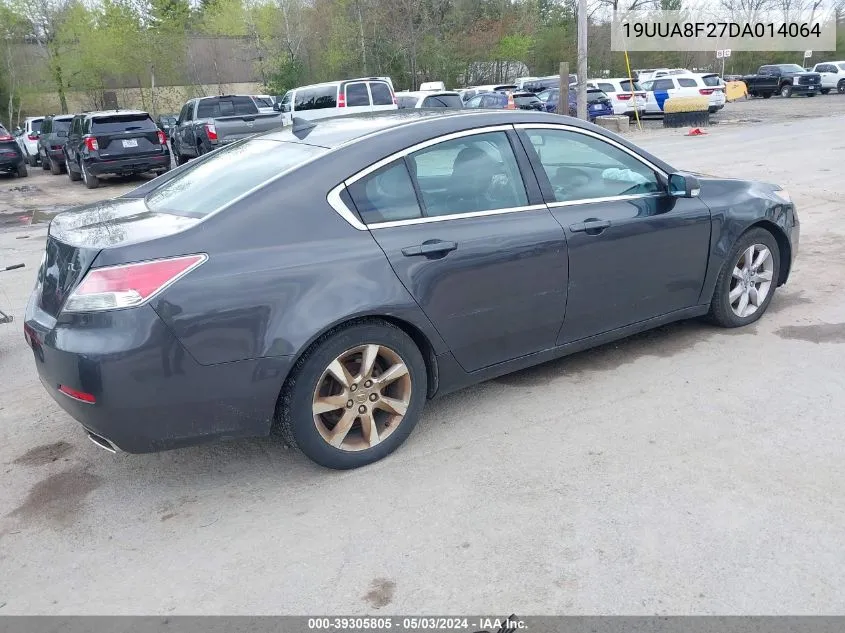 19UUA8F27DA014064 2013 Acura Tl 3.5