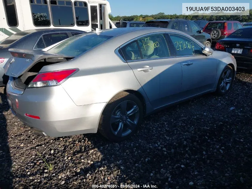 19UUA9F53DA003403 2013 Acura Tl 3.7