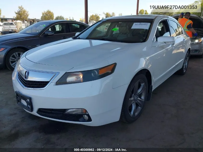 19UUA9F27DA001353 2013 Acura Tl