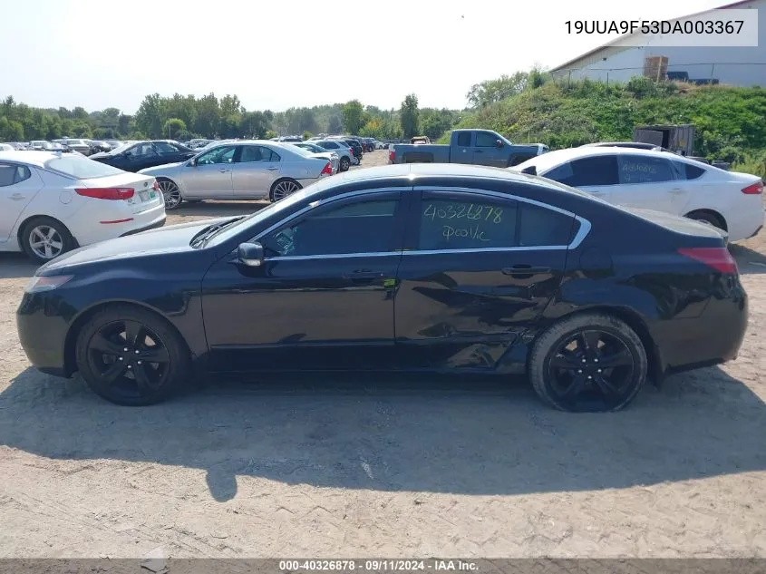 19UUA9F53DA003367 2013 Acura Tl 3.7