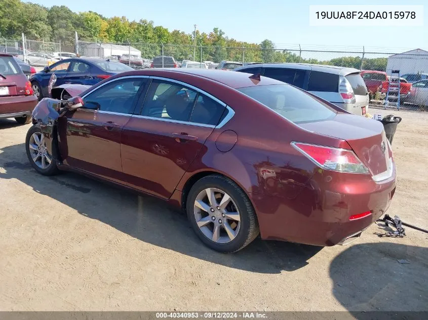 19UUA8F24DA015978 2013 Acura Tl 3.5