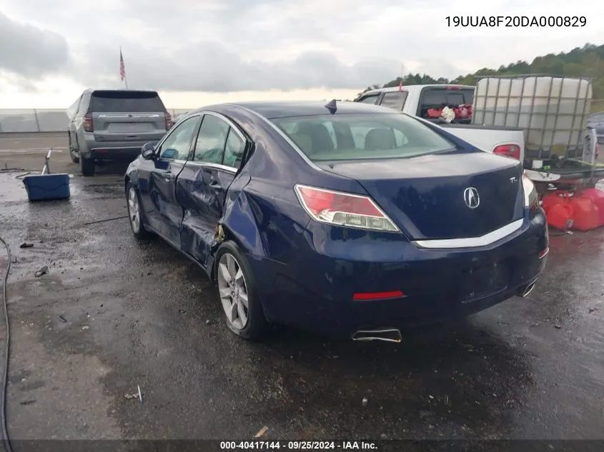 19UUA8F20DA000829 2013 Acura Tl 3.5