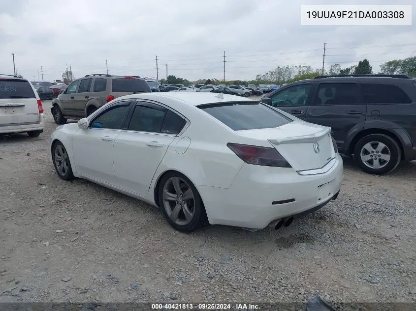 19UUA9F21DA003308 2013 Acura Tl 3.7