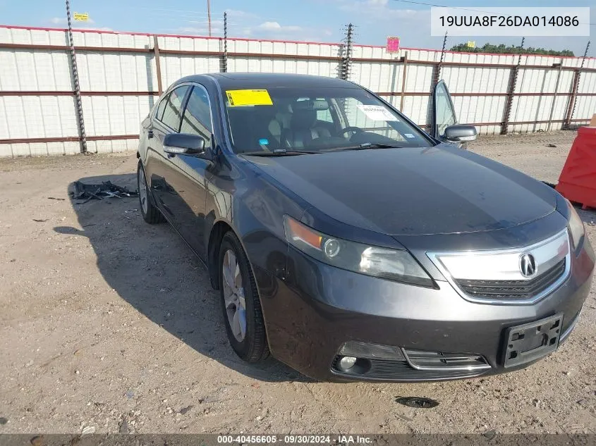 19UUA8F26DA014086 2013 Acura Tl 3.5