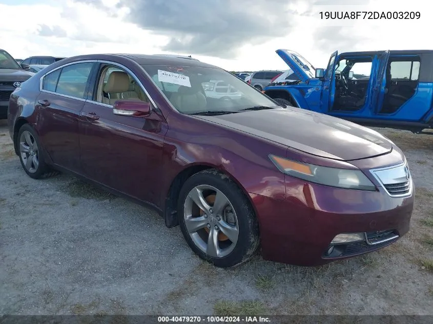 19UUA8F72DA003209 2013 Acura Tl 3.5