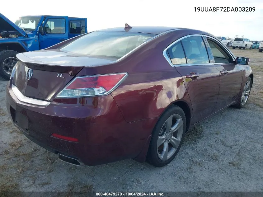 19UUA8F72DA003209 2013 Acura Tl 3.5