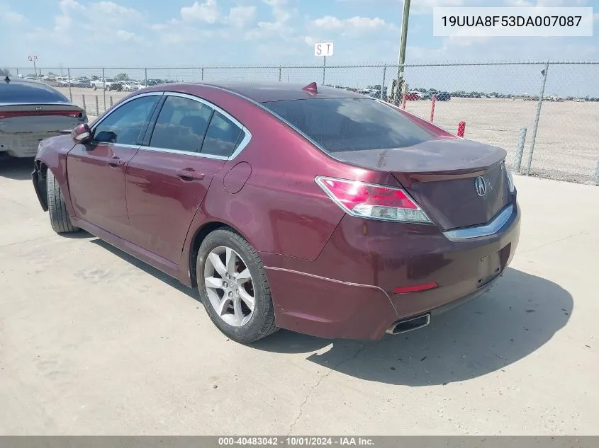 19UUA8F53DA007087 2013 Acura Tl 3.5