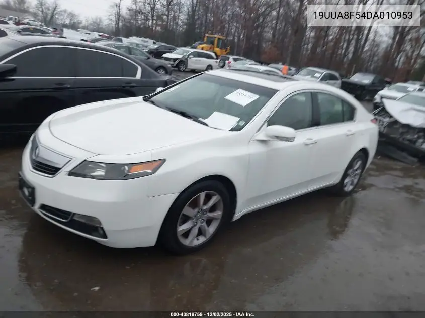 19UUA8F54DA010953 2013 Acura Tl 3.5