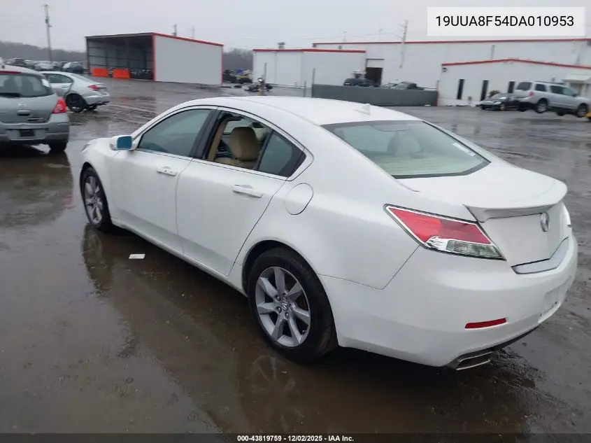 19UUA8F54DA010953 2013 Acura Tl 3.5