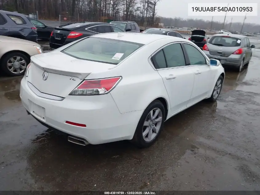 19UUA8F54DA010953 2013 Acura Tl 3.5