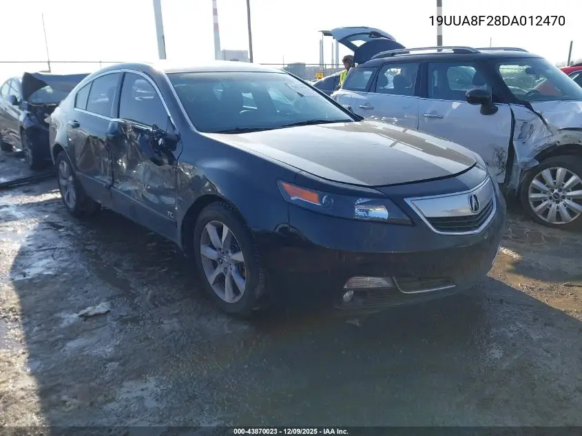 19UUA8F28DA012470 2013 Acura Tl 3.5