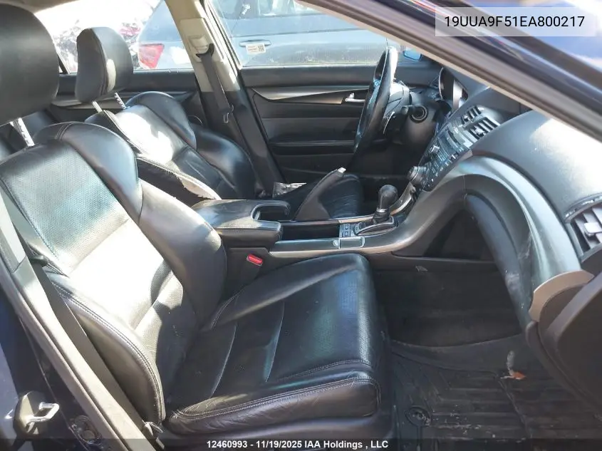 19UUA9F51EA800217 2014 Acura Tl Tech