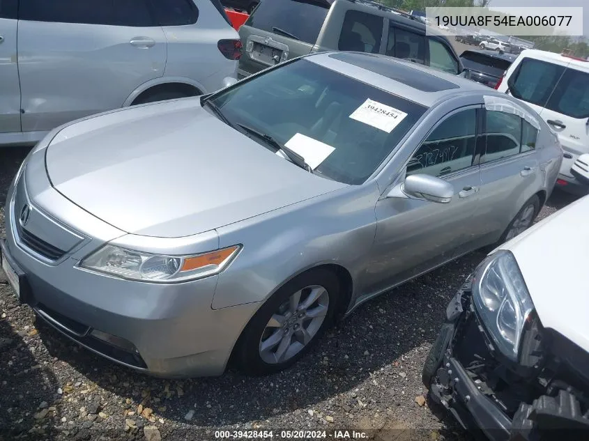 19UUA8F54EA006077 2014 Acura Tl 3.5