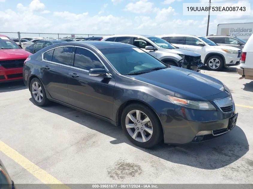 19UUA8F53EA008743 2014 Acura Tl 3.5