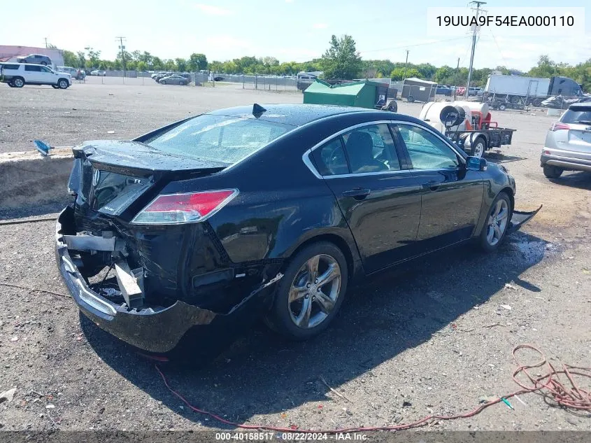 19UUA9F54EA000110 2014 Acura Tl 3.7