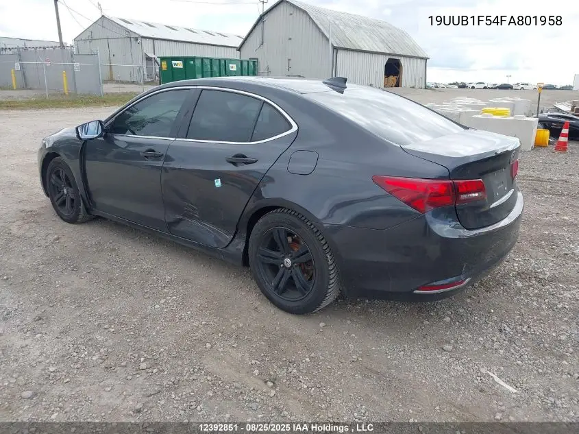 19UUB1F54FA801958 2015 Acura Tlx Tech