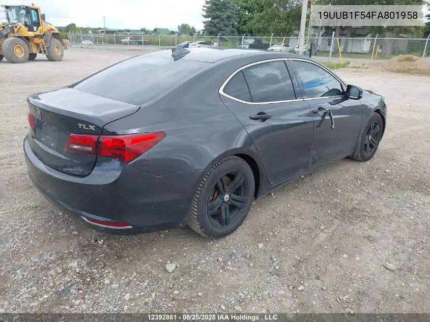 19UUB1F54FA801958 2015 Acura Tlx Tech