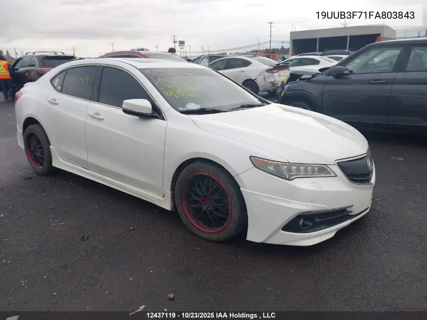 19UUB3F71FA803843 2015 Acura Tlx