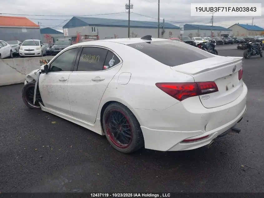 19UUB3F71FA803843 2015 Acura Tlx