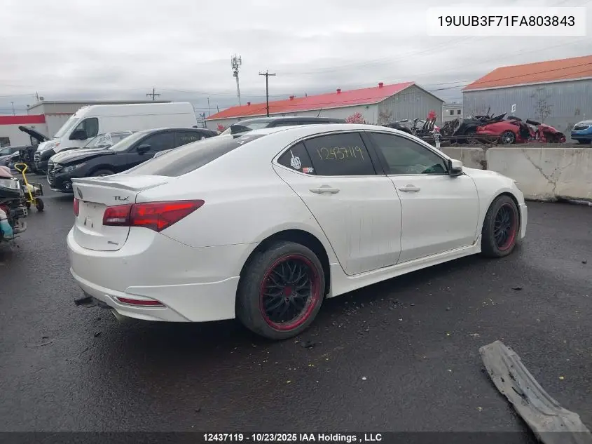 19UUB3F71FA803843 2015 Acura Tlx