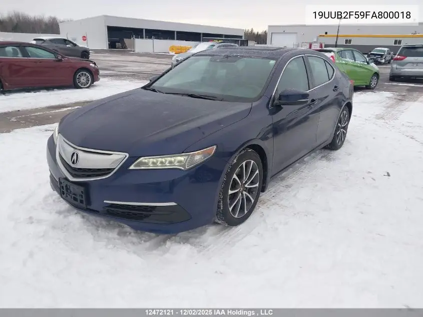 19UUB2F59FA800018 2015 Acura Tlx V6 Tech