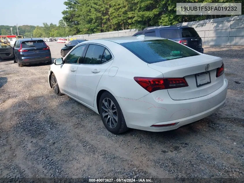 19UUB1F53FA019232 2015 Acura Tlx Tech