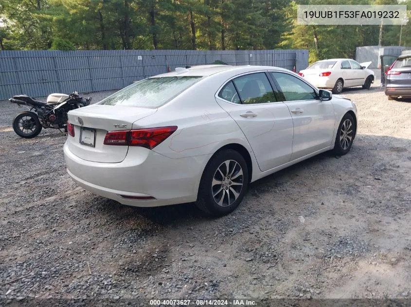 19UUB1F53FA019232 2015 Acura Tlx Tech