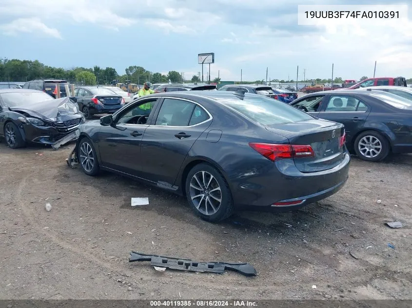 19UUB3F74FA010391 2015 Acura Tlx V6 Advance