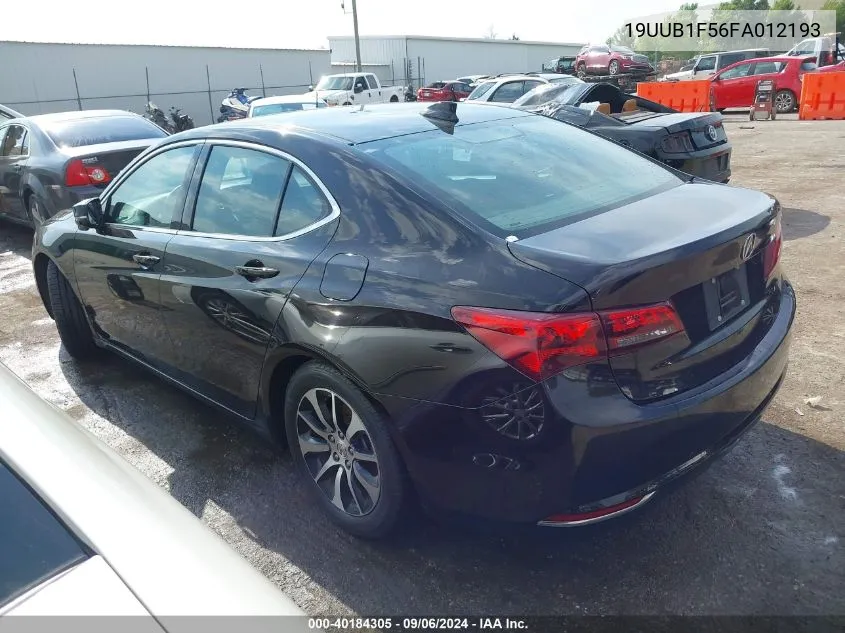 19UUB1F56FA012193 2015 Acura Tlx Tech