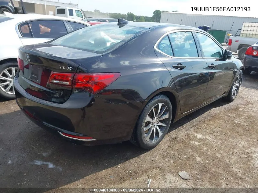 19UUB1F56FA012193 2015 Acura Tlx Tech