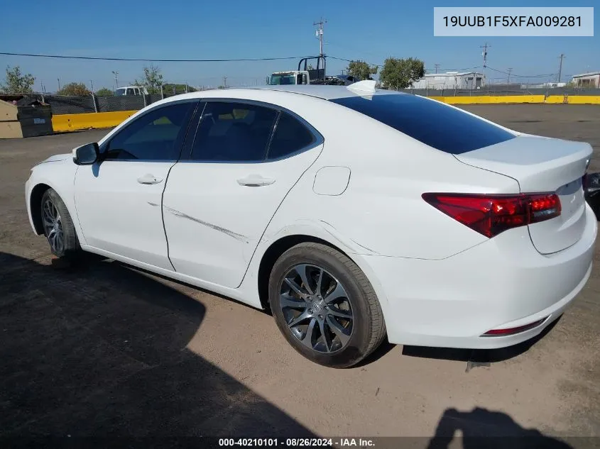 19UUB1F5XFA009281 2015 Acura Tlx Tech