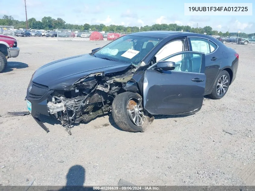 19UUB1F34FA012725 2015 Acura Tlx