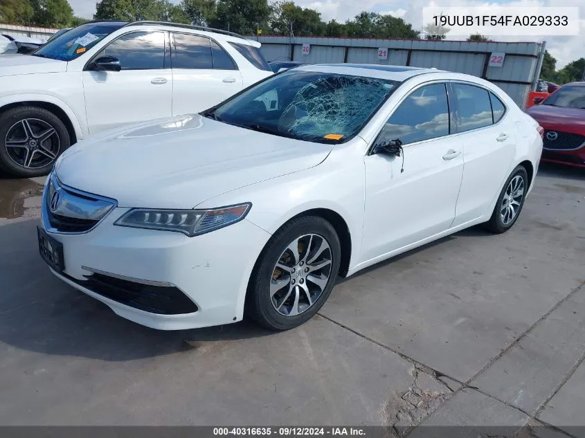 19UUB1F54FA029333 2015 Acura Tlx Tech