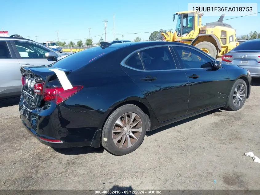 19UUB1F36FA018753 2015 Acura Tlx