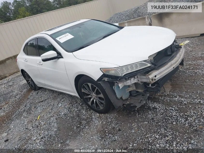 19UUB1F33FA024171 2015 Acura Tlx