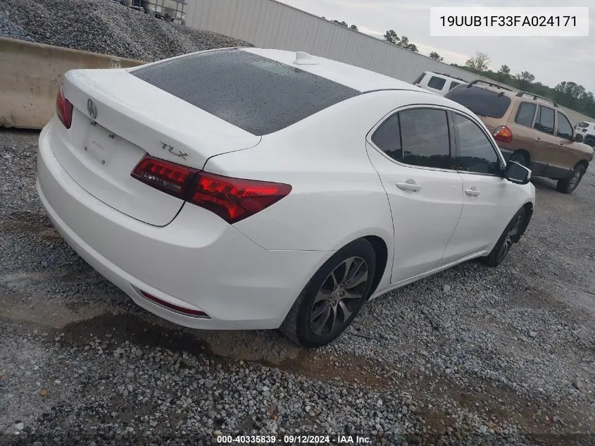 19UUB1F33FA024171 2015 Acura Tlx