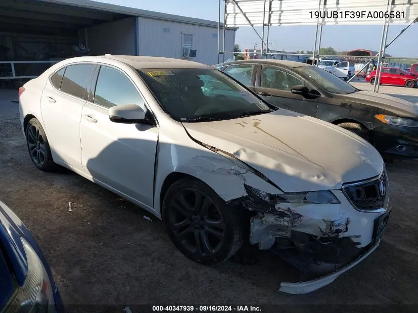 19UUB1F39FA006581 2015 Acura Tlx