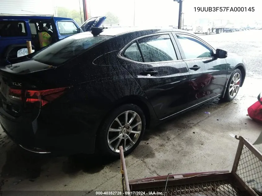 19UUB3F57FA000145 2015 Acura Tlx V6 Tech