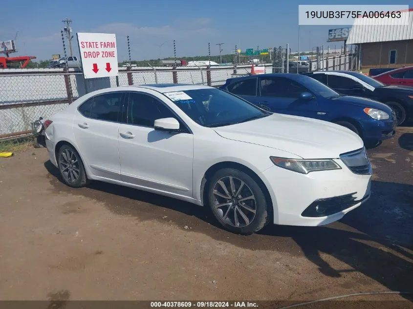 19UUB3F75FA006463 2015 Acura Tlx V6 Advance