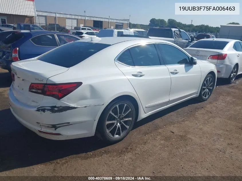 19UUB3F75FA006463 2015 Acura Tlx V6 Advance