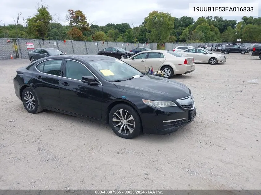 19UUB1F53FA016833 2015 Acura Tlx Tech