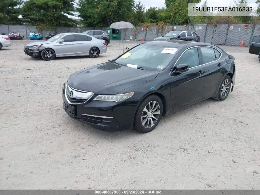 19UUB1F53FA016833 2015 Acura Tlx Tech