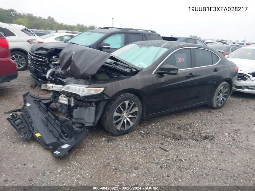 19UUB1F3XFA028217 2015 Acura Tlx