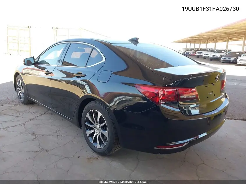 19UUB1F31FA026730 2015 Acura Tlx