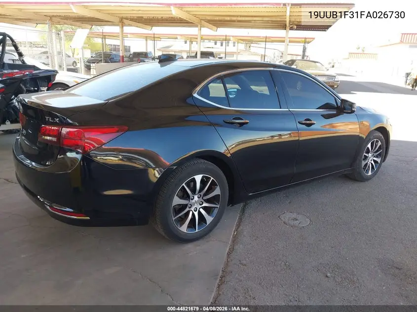 19UUB1F31FA026730 2015 Acura Tlx
