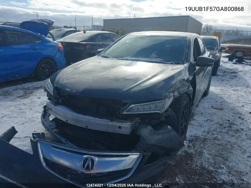 19UUB1F57GA800868 2016 Acura Tlx Tech