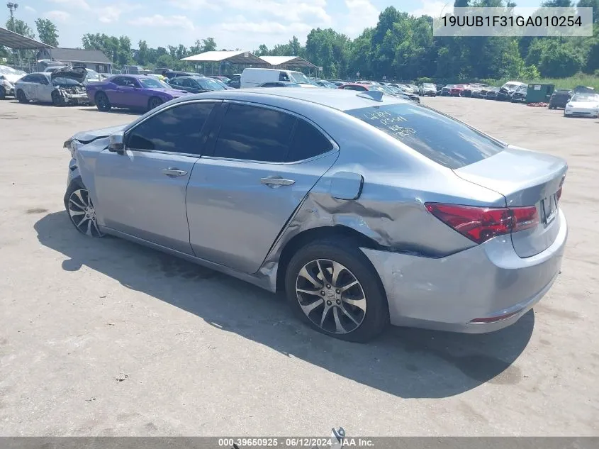 19UUB1F31GA010254 2016 Acura Tlx Base (Dct)