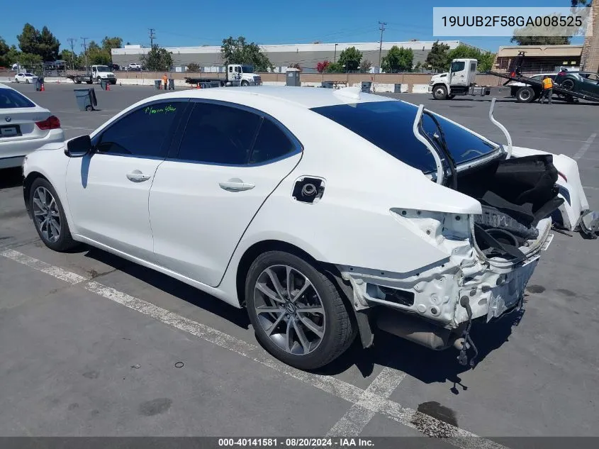 19UUB2F58GA008525 2016 Acura Tlx V6 Tech