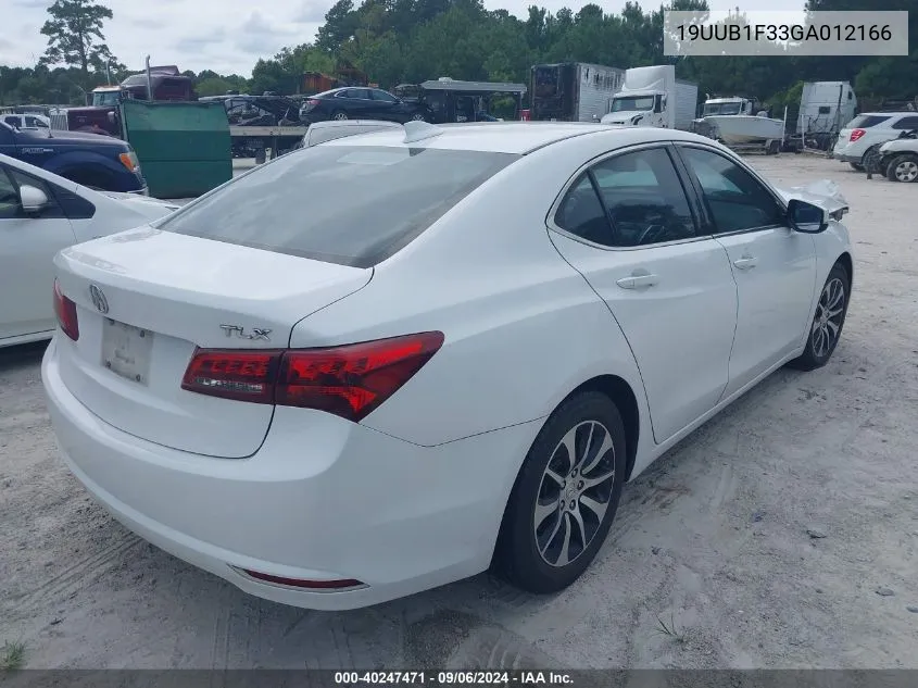 19UUB1F33GA012166 2016 Acura Tlx